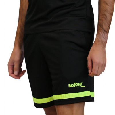 Short Softee Primax Negro Amarillo Fluor