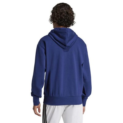 Moletom Adidas Essentials Azul Escuro Branco