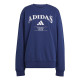 Sweatshirt Azul Escuro Gr?fico Adidas Heritage