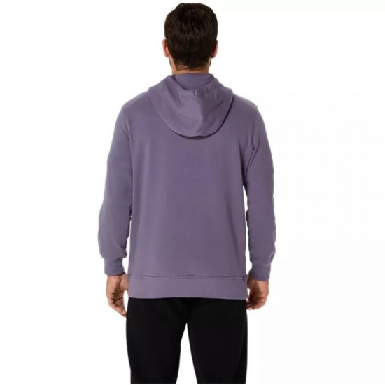 Asics Sweat-shirt Violet Gris Bouleau