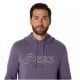 Asics Sweat-shirt Violet Gris Bouleau