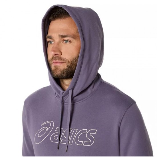 Asics Sweat-shirt Violet Gris Bouleau