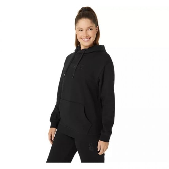 Asics Logo Noir Sweat-shirt Femme