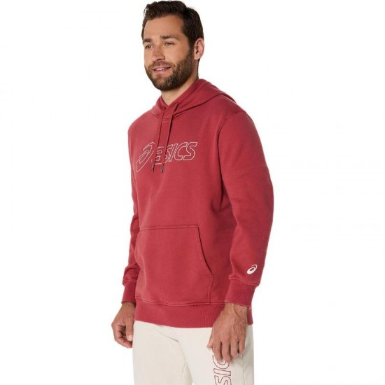 Asics Logo Sweat-shirt en bouleau rouge