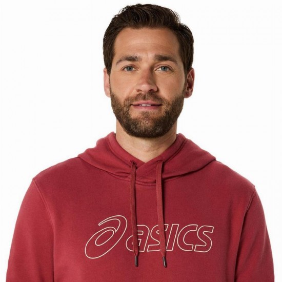 Asics Logo Sweat-shirt en bouleau rouge