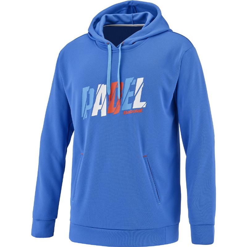 Babolat Padel Hood Felpa Blu Francese