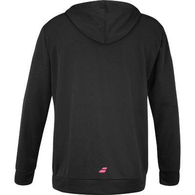 Moletom Babolat Padel Hood Preto Rosa