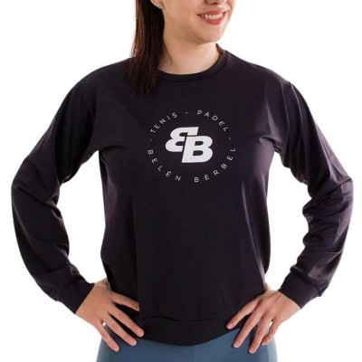 Sweat-shirt noir BB Smooth