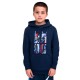 Sudadera Bidi Badu New York Chill Azul Oscuro Rojo Junior