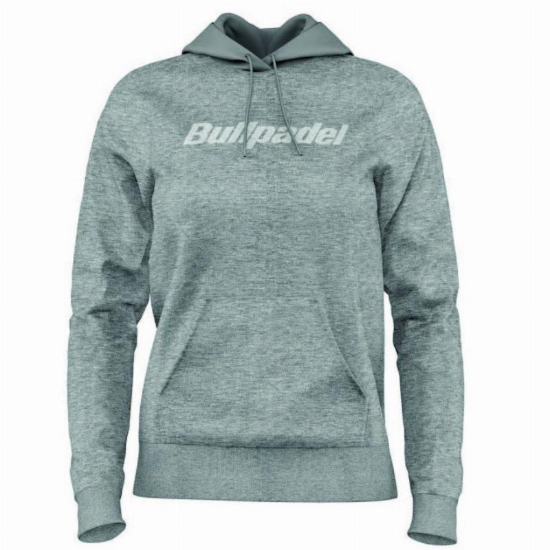 Sudadera Bullpadel Binea Gris Medio Vigore