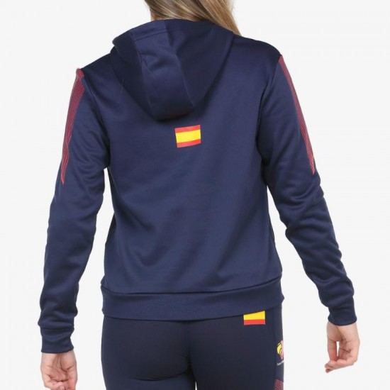 Sweatshirt Bullpadel FEP Evoca Navy Blue