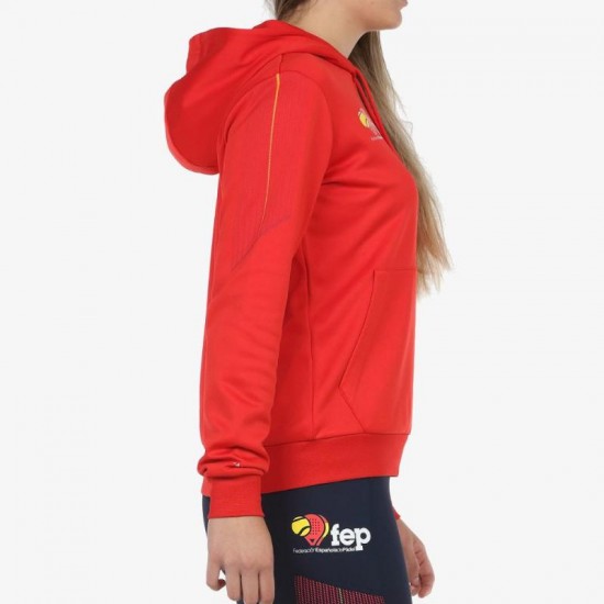 Sweat-shirt Bullpadel FEP Evoca Rouge