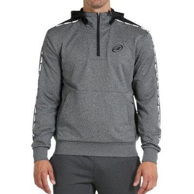 Sudadera Bullpadel Nomon Gris Oscuro