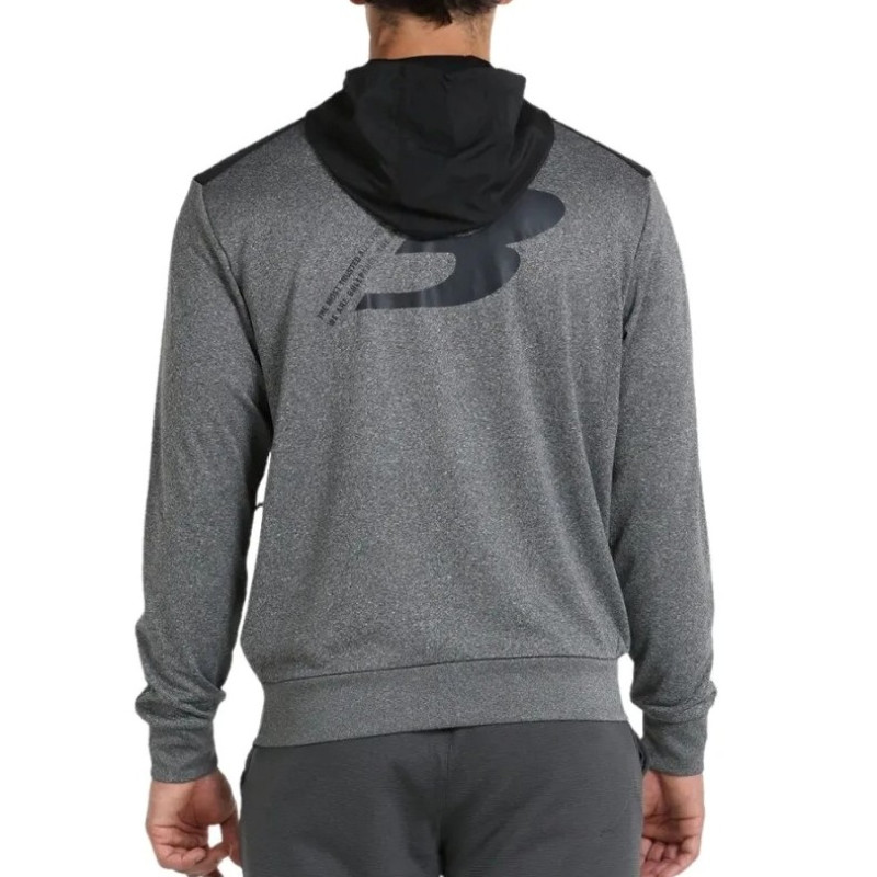 Sudadera Bullpadel Nomon Gris Oscuro