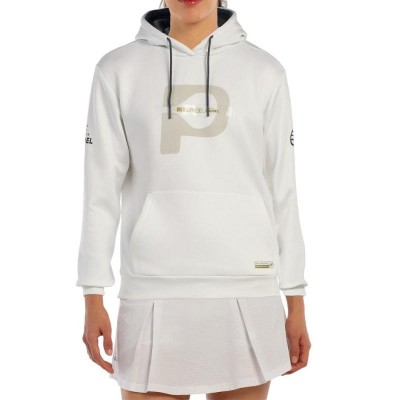 Bullpadel Premier Padel Aerial Sweatshirt White