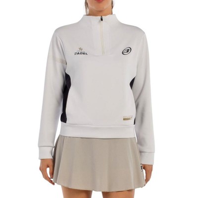 Bullpadel Premier Padel Airar White Sweatshirt