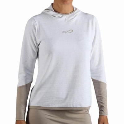 Endless Breath Line White Sweatshirt