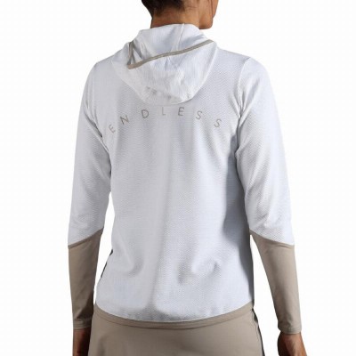 Endless Breath Line White Sweatshirt