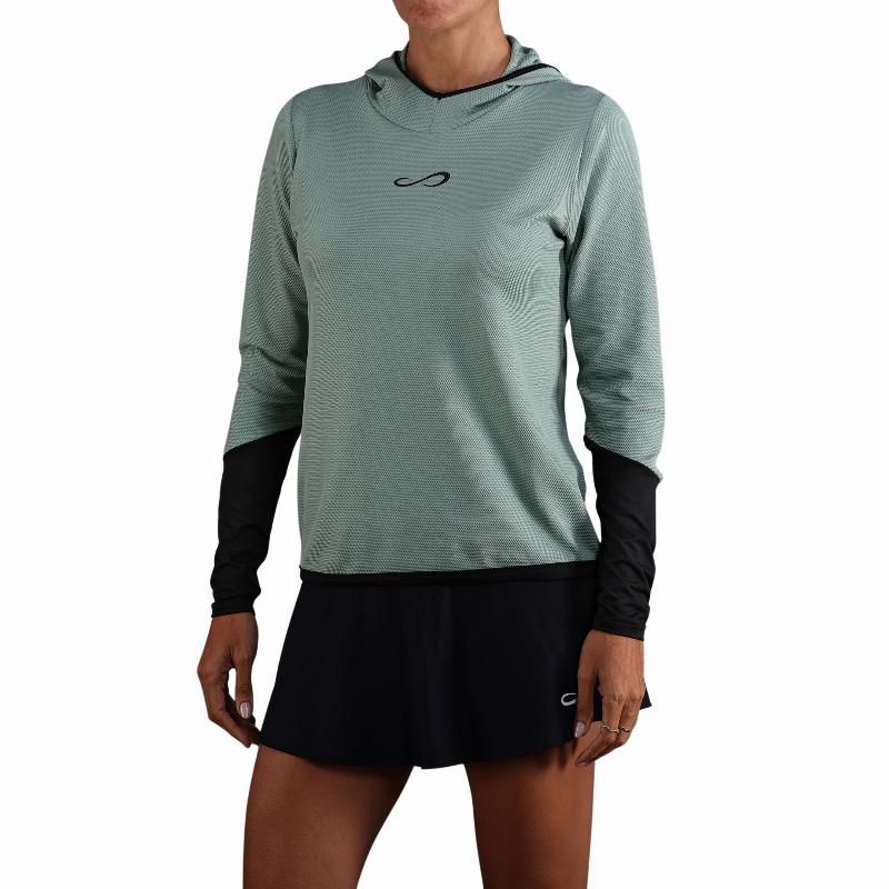 Sudadera Linea del Respiro Infinito Foresta