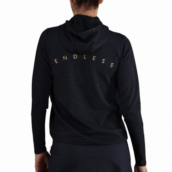 Endless Breath Line Black Sweatshirt