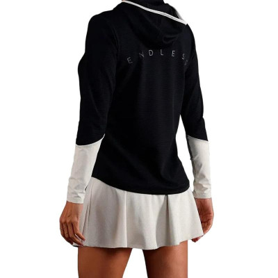 Moletom Preto Dourado Endless Breath Line