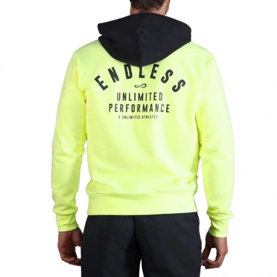 Felpa Endless Rush Giallo Fluo