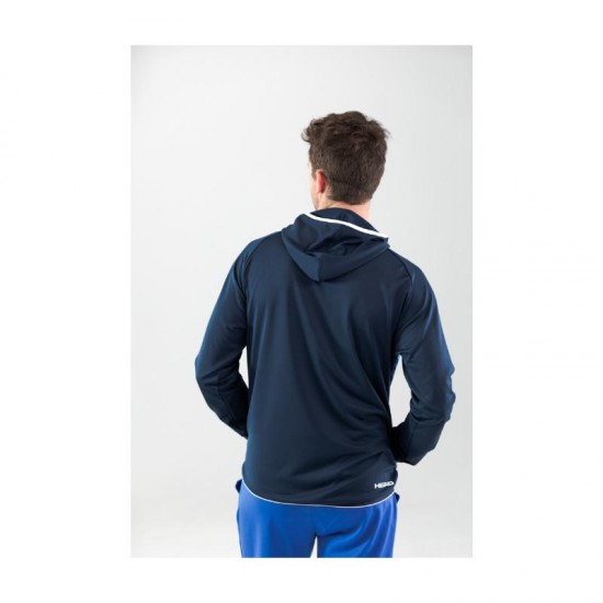 Head TopSpin Sweat-shirt imprime bleu fonce