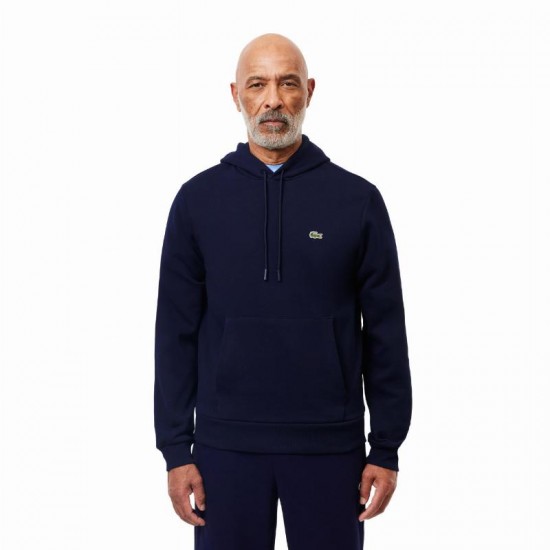 Lacoste Navy Blue Cotton Sweatshirt