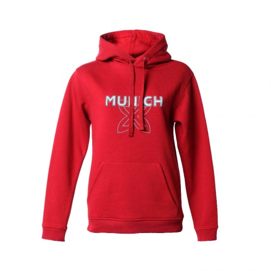 Munich Atomik Sweat-shirt a capuche rouge