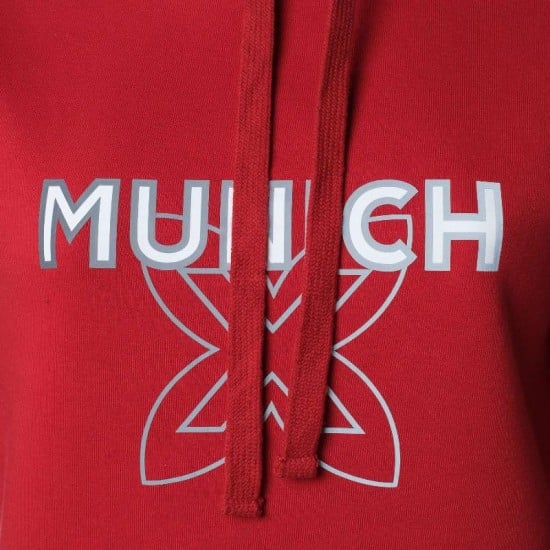 Munich Atomik Hoodie Red Sweatshirt