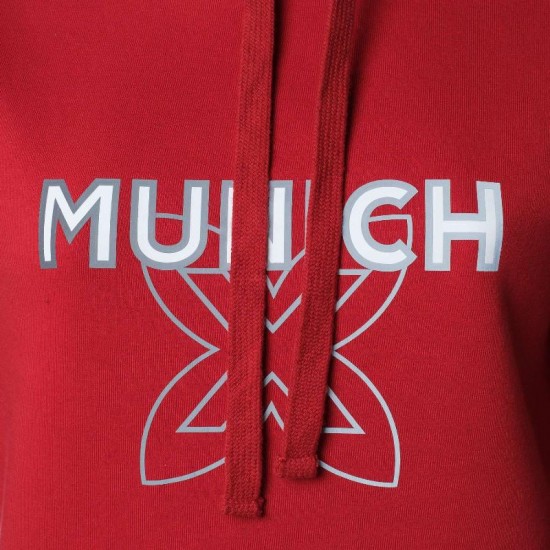 Munich Atomik Hoodie Red Sweatshirt