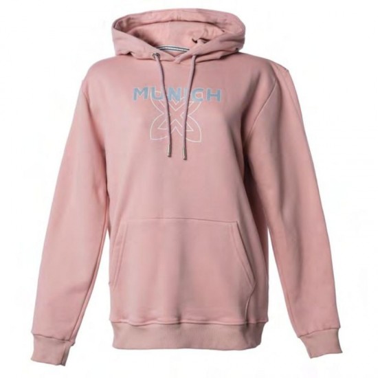 Munich Atomik Hoodie Sweat-shirt Rose clair