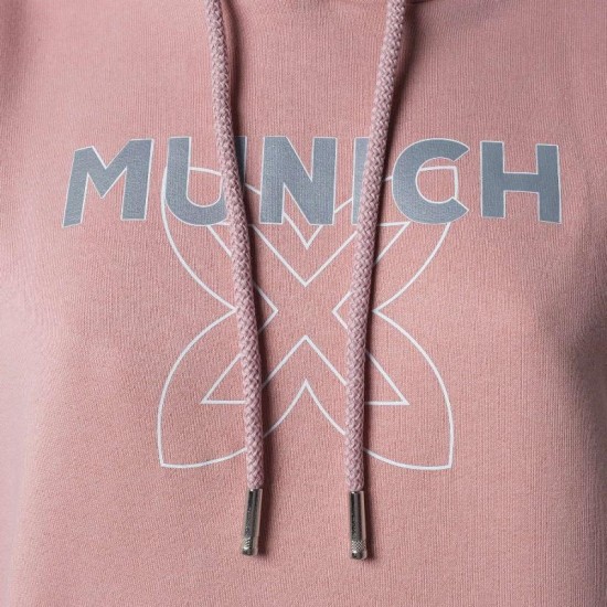 Sudadera Munich Atomik Hoodie Rosa Claro