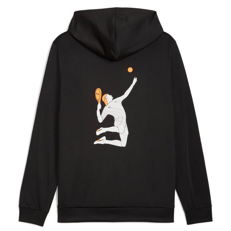 Puma Momo Gonzalez Single Sweatshirt Black Orange
