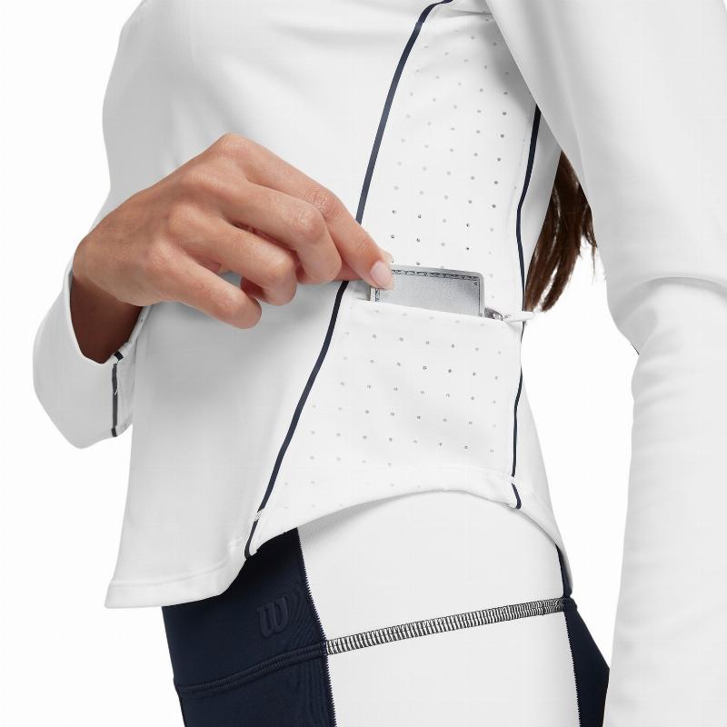 Wilson Brentwood Felpa bianca da donna