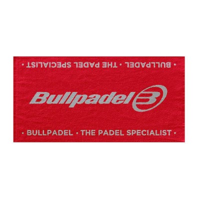 Toalla Bullpadel 100x50 Rojo