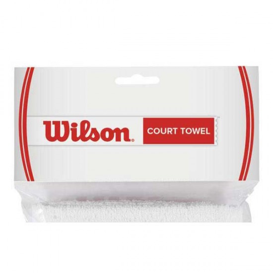 Wilson Serviette Blanche Rouge Petite Serviette