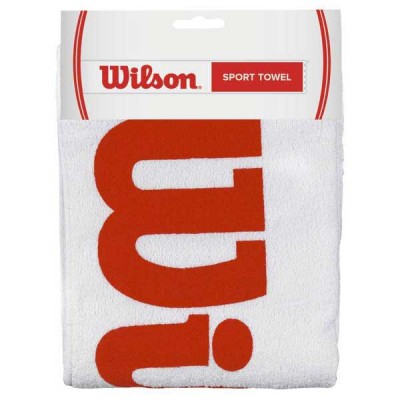 Wilson Sport Towel White Red Large