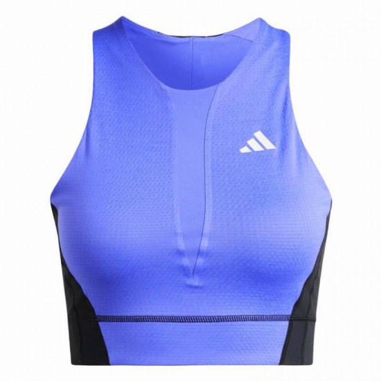 Adidas Pro Blu Cobalto Nero Maglietta Donna