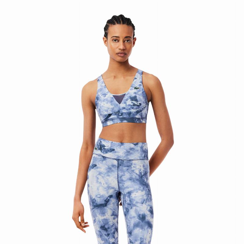 Top Lacoste Sport Violeta Azul