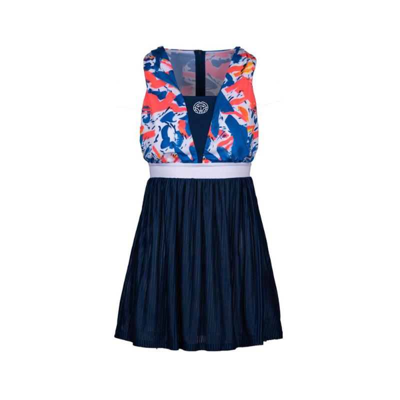 Abito Bidi Badu Kaja Blu Scuro Rosso Neon