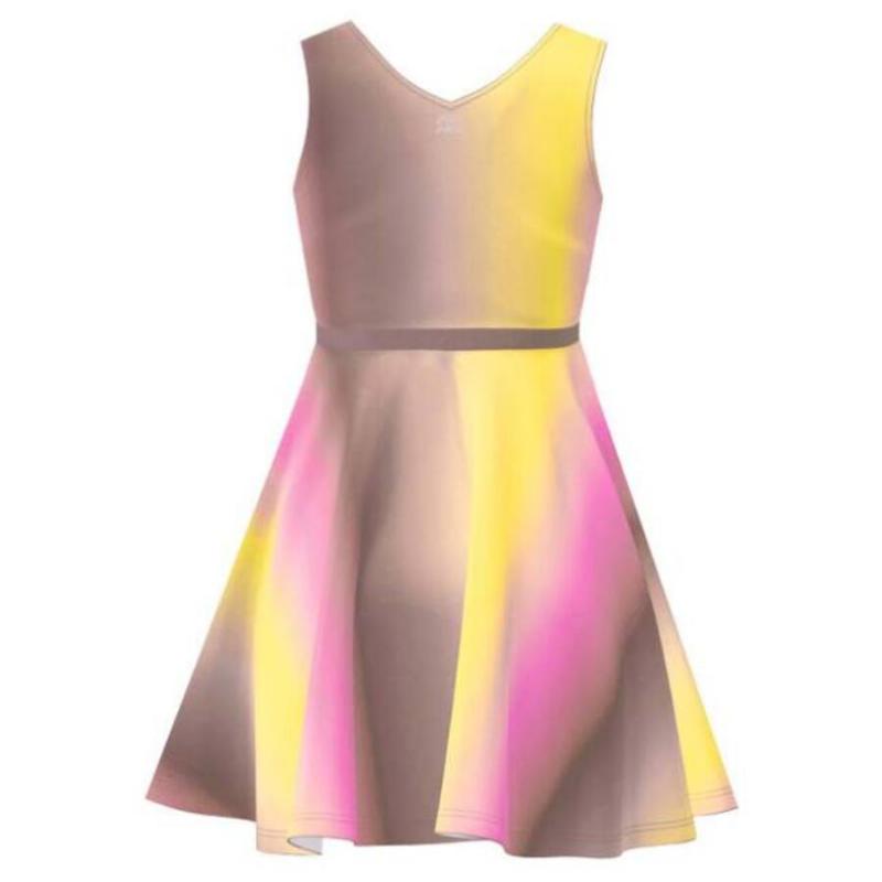 Vestido Bidi Badu Spectrum Marrom Amarelo