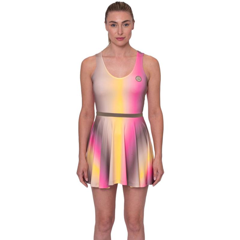 Vestido Bidi Badu Spectrum Marrom Amarelo