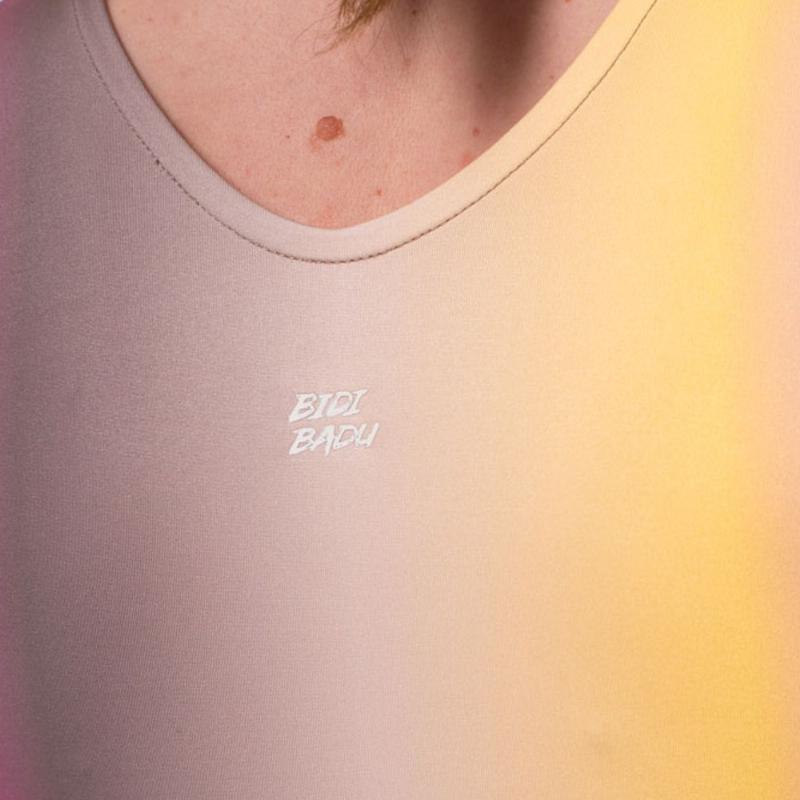 Vestido Bidi Badu Spectrum Marrom Amarelo