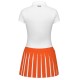 Head Vogue White Orange Dress