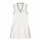 Lacoste Sport Pique White Green Dress