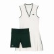 Lacoste Sport Pique White Green Dress