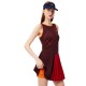 Lacoste Ultra Dry Burgundy Orange Dress