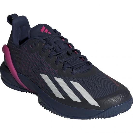 Adidas Adizero Cybersonic Clay Dark Blue Pink Sneakers