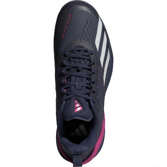 Adidas Adizero Cybersonic Clay Tenis Rosa Azul Escuro